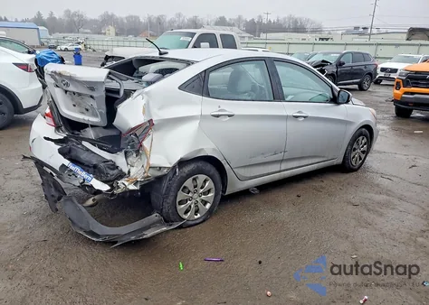 2015 Hyundai Accent Gls z USA, uszkodzony, nr VIN KMHCT4AE8FU928965